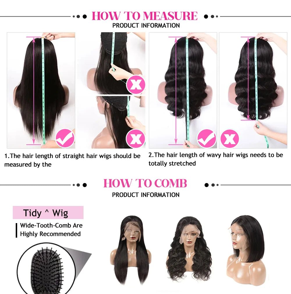 Bob Wig Human Hair 13x4 Hd Lace Front Human Hair Wigs For Black Women Glueless Lace Front Wigs Pre Plucked Pre Cut Straight Bob - Hairliegant