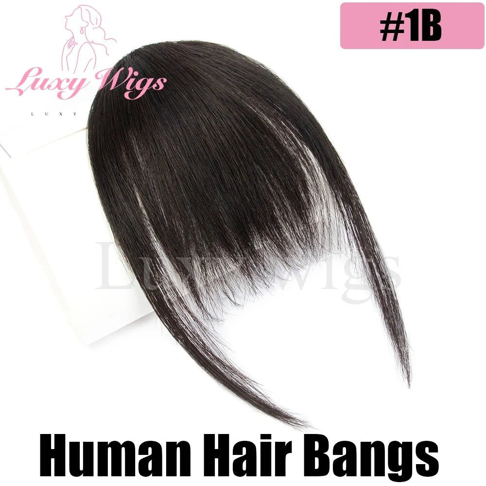 Luxy Beauty Bangs Clip in Fringe for Women, Daily Wispy Bangs - Black, Brown, Blonde - Hairliegant