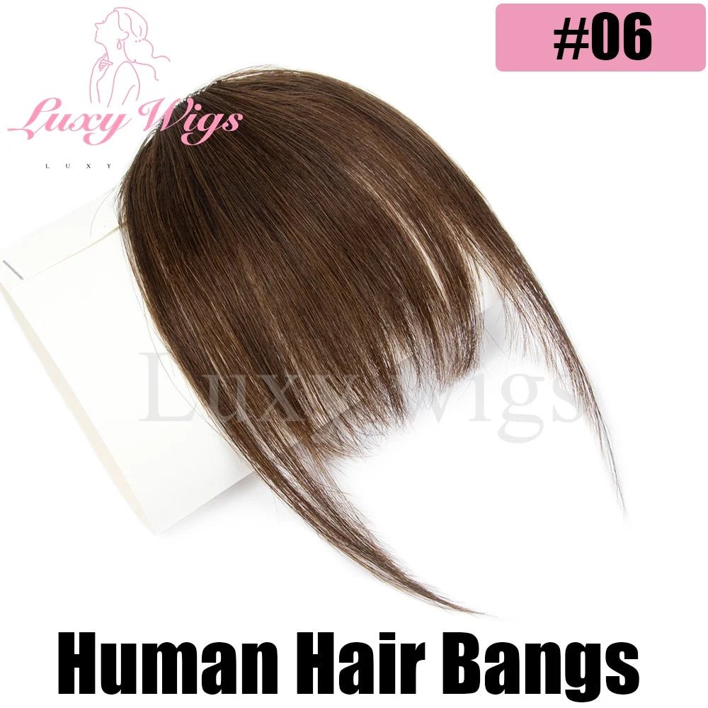 Luxy Beauty Bangs Clip in Fringe for Women, Daily Wispy Bangs - Black, Brown, Blonde - Hairliegant