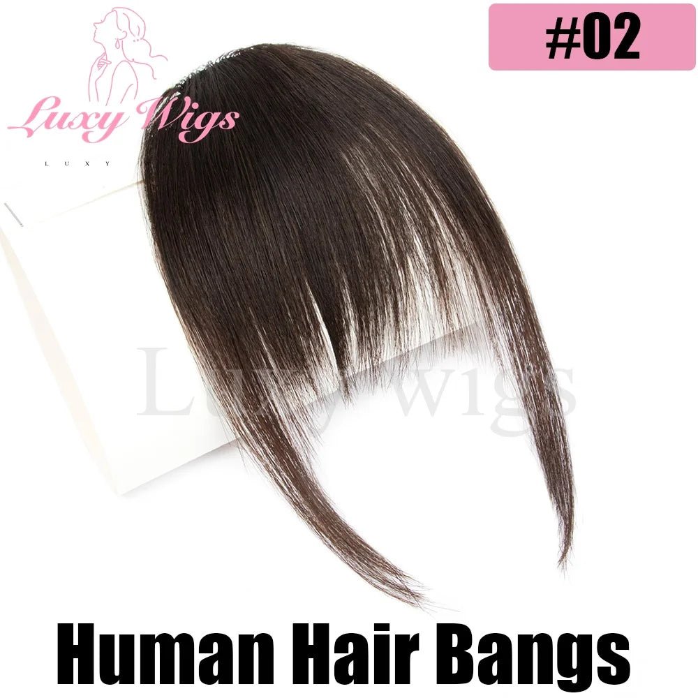 Luxy Beauty Bangs Clip in Fringe for Women, Daily Wispy Bangs - Black, Brown, Blonde - Hairliegant