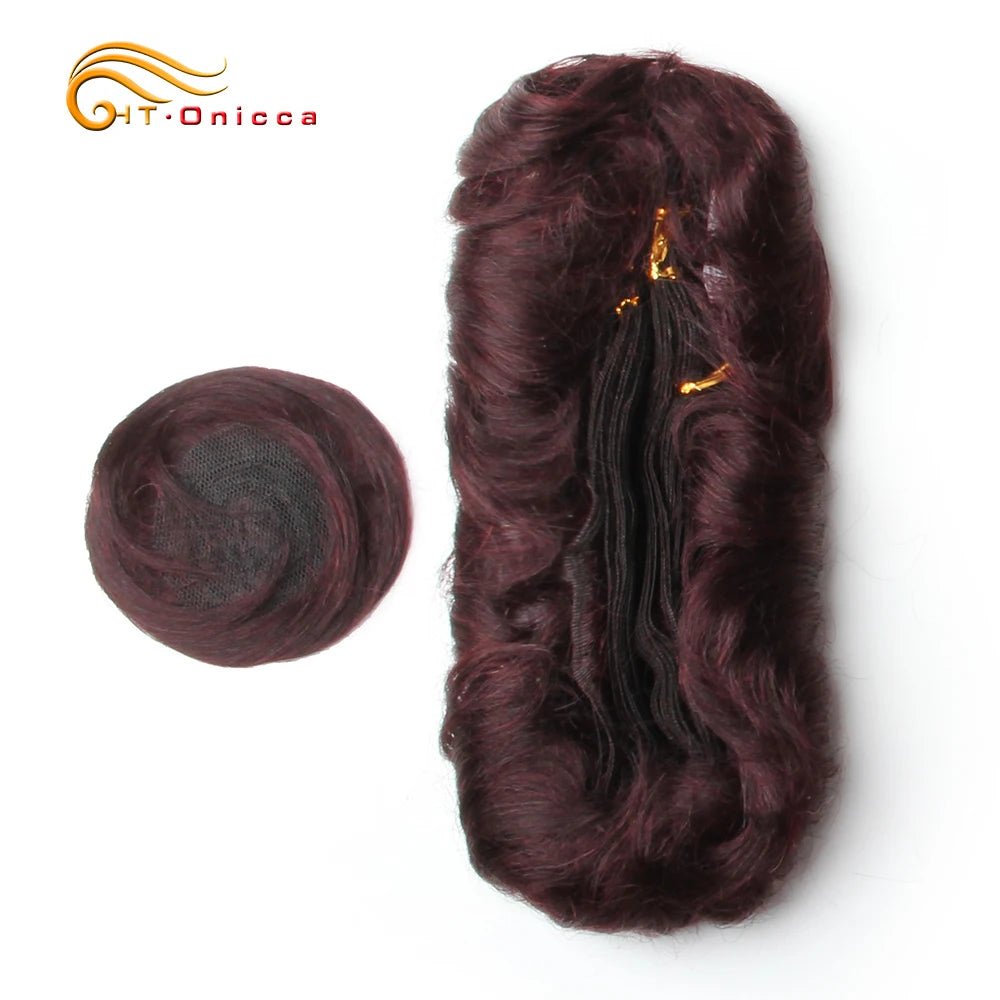 Curly Human Hair Bundles Brazilian Hair Weave Bundles Short Hair Human Hair Bundles For Woman - Hairliegant