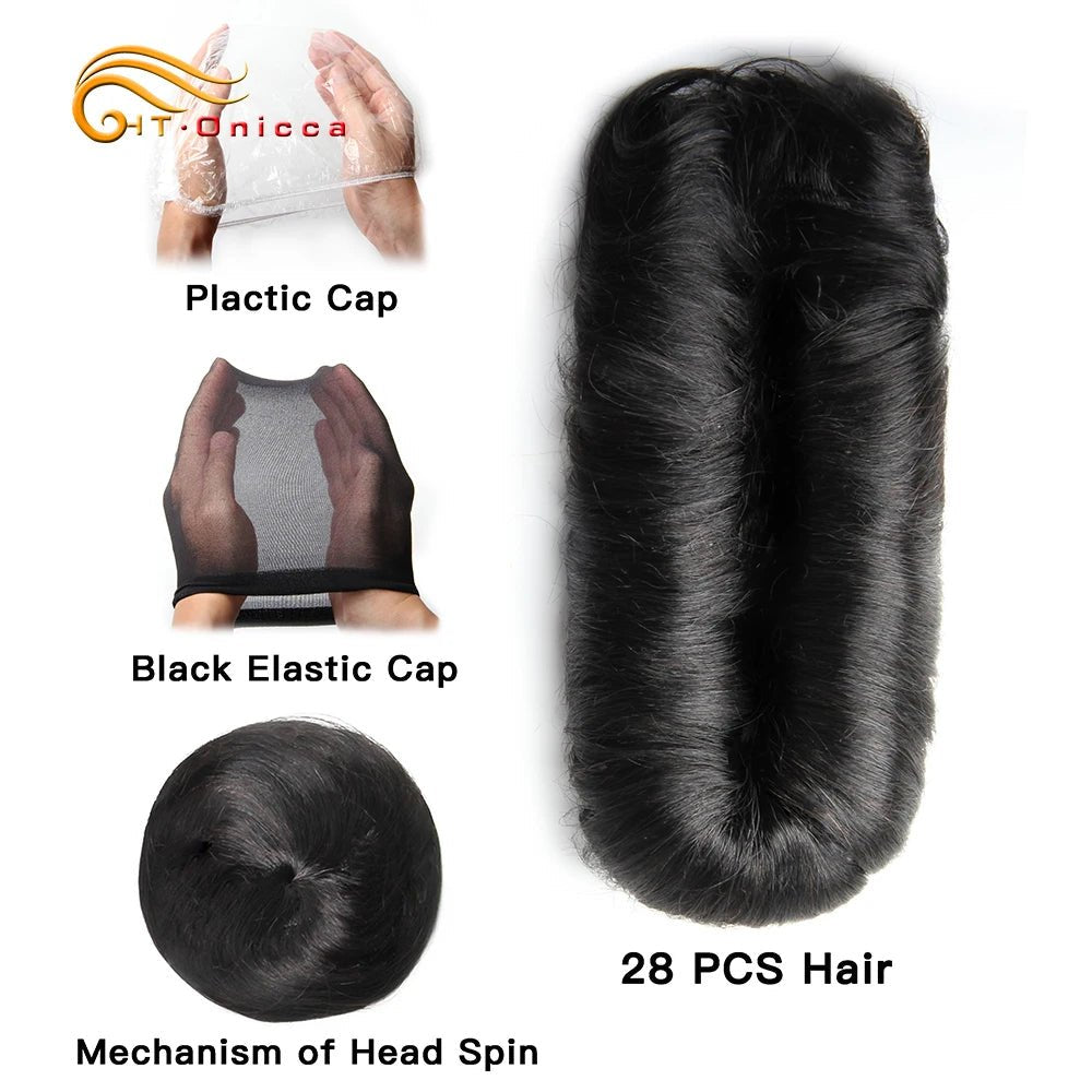 Curly Human Hair Bundles Brazilian Hair Weave Bundles Short Hair Human Hair Bundles For Woman - Hairliegant