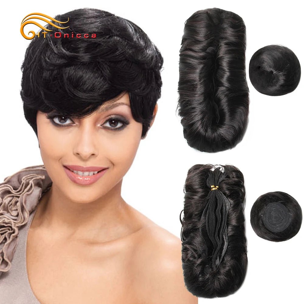 Curly Human Hair Bundles Brazilian Hair Weave Bundles Short Hair Human Hair Bundles For Woman - Hairliegant
