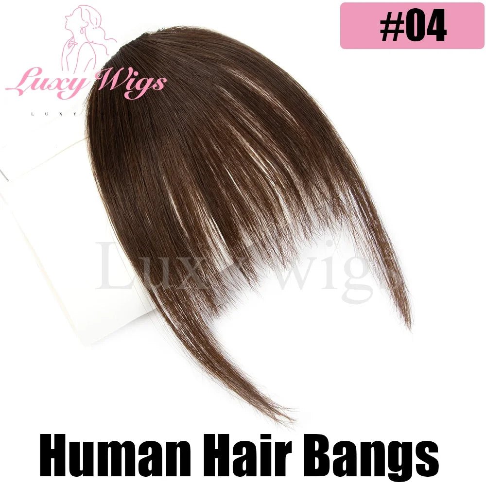 Luxy Beauty Bangs Clip in Fringe for Women, Daily Wispy Bangs - Black, Brown, Blonde - Hairliegant