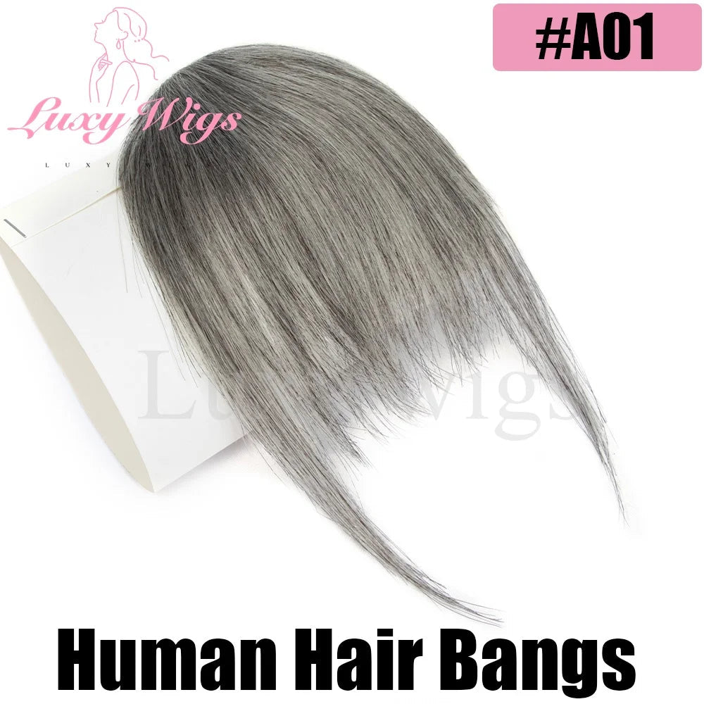 Luxy Beauty Bangs Clip in Fringe for Women, Daily Wispy Bangs - Black, Brown, Blonde - Hairliegant