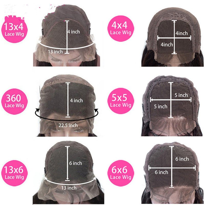 Red Deep Wave Human Hair Wig Real Headgear - Hairliegant