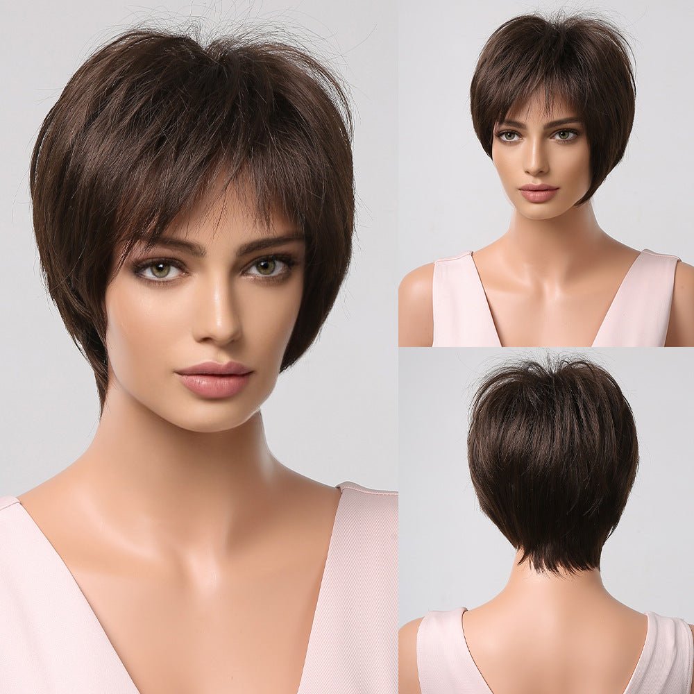 Stylish Short Curly Hair Round Face And Wavy Head - Hairliegant