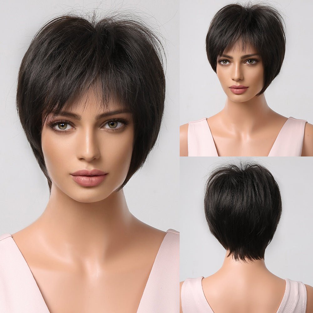 Stylish Short Curly Hair Round Face And Wavy Head - Hairliegant