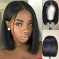 Wig Women Short Human Hair Wigs Bob Brazilian Black Women Remy - Hairliegant